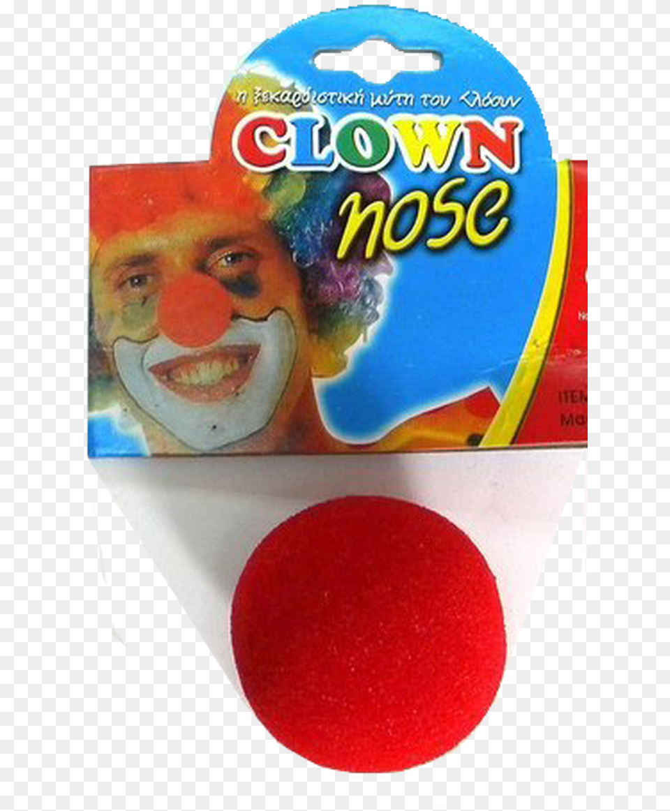 Clown Nose, Face, Head, Person, Ping Pong Free Png