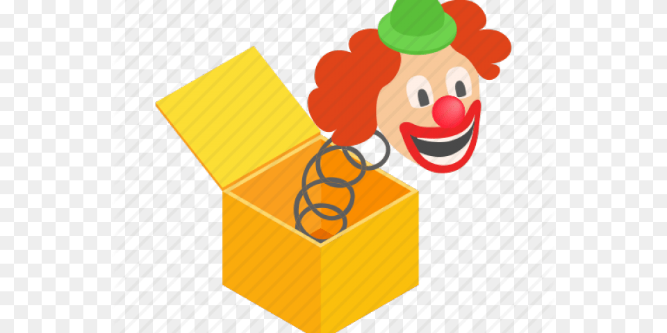 Clown Out Of The Box, Performer, Person Free Png Download