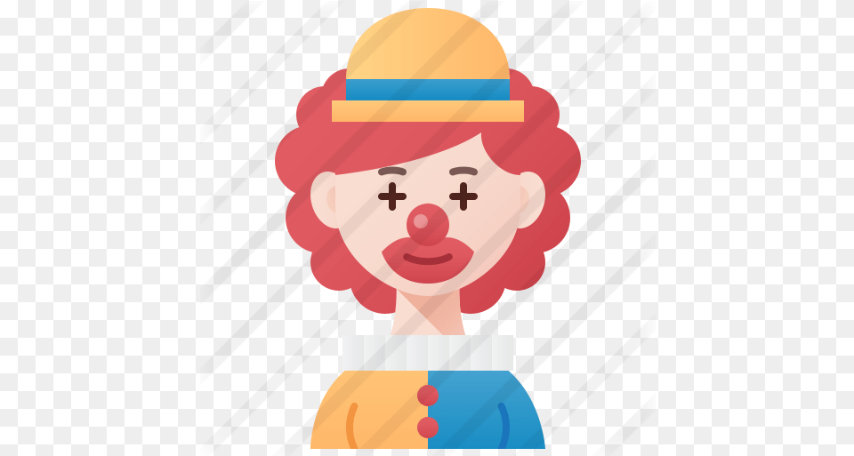 Clown People Icons Clown, Performer, Person, Face, Head Free Transparent Png