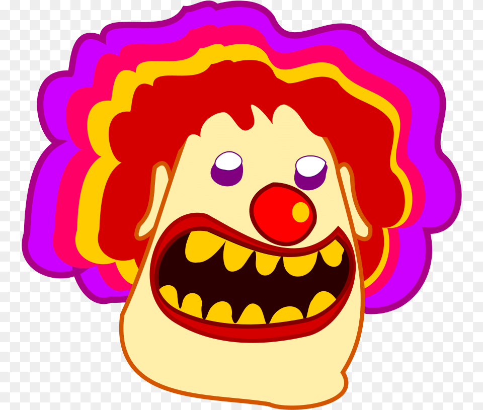 Clown Pic Clown, Food, Ketchup, Performer, Person Free Png