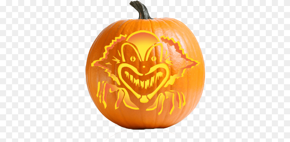Clown Pumpkin Carving Ideas, Food, Plant, Produce, Vegetable Free Png