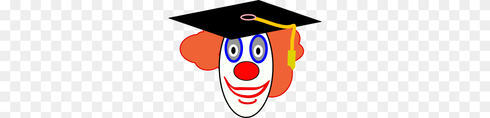 Clown School Graduate Clip Art, People, Person, Graduation, Performer Free Png Download