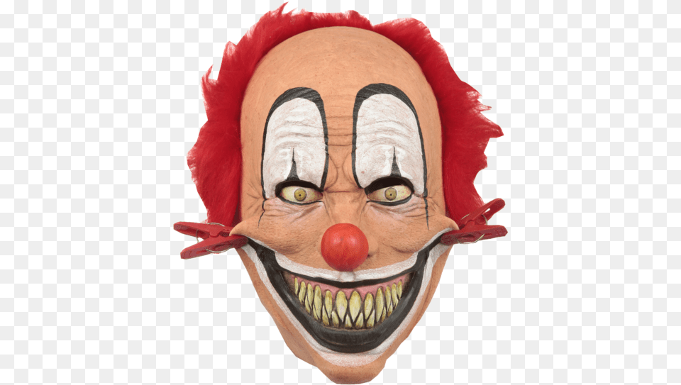 Clown Sharp Teeth Mask, Baby, Performer, Person Png Image