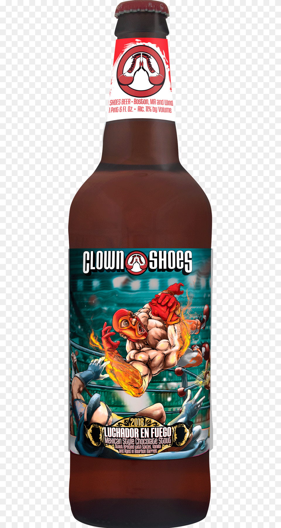 Clown Shoes Beer, Alcohol, Beverage, Lager, Beer Bottle Png Image