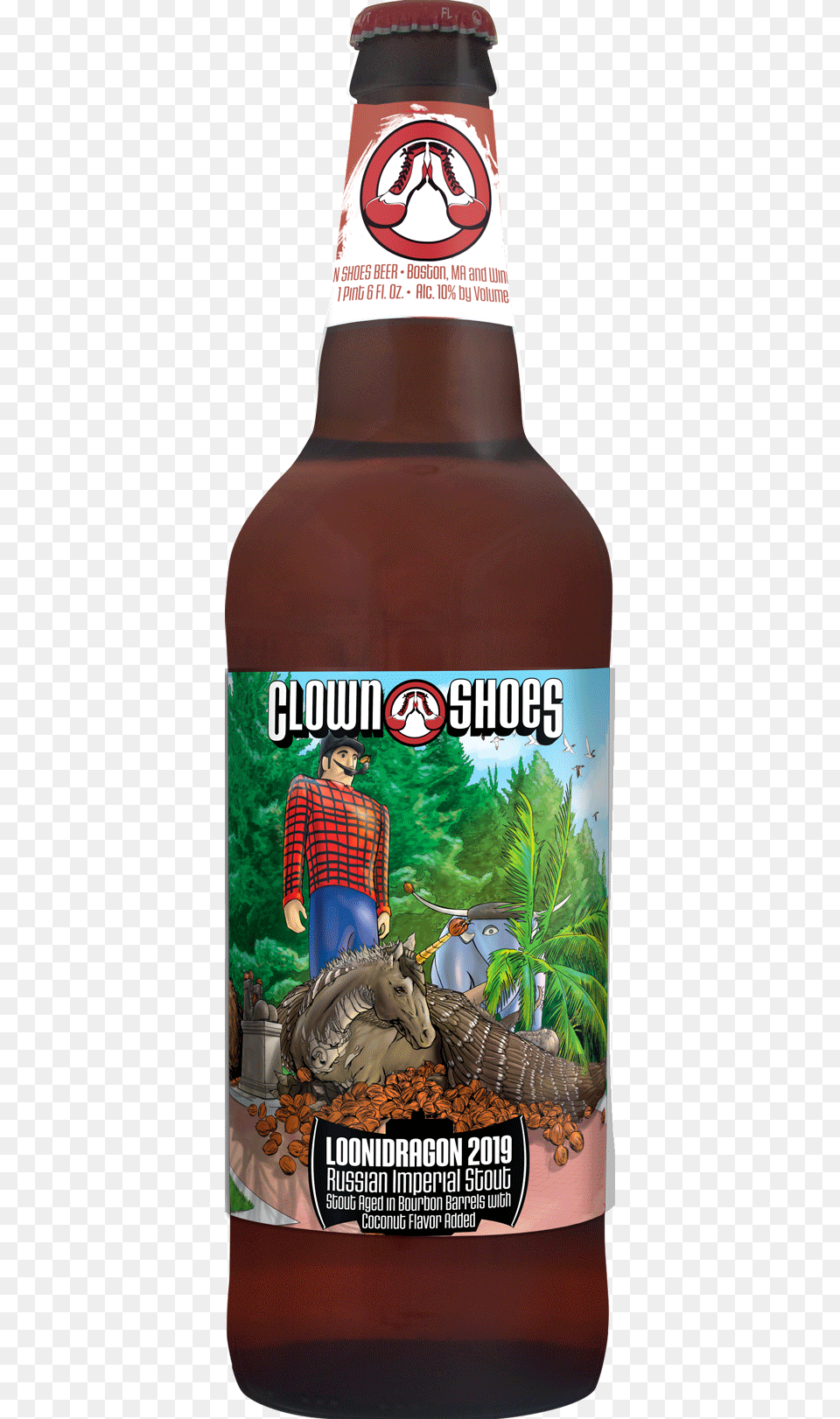 Clown Shoes Exorcism Of Rich Ackerman, Alcohol, Beer, Beverage, Lager Png Image
