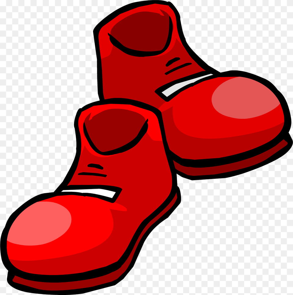 Clown Shoes Red Shoes Cartoon, Clothing, Footwear, Shoe Png