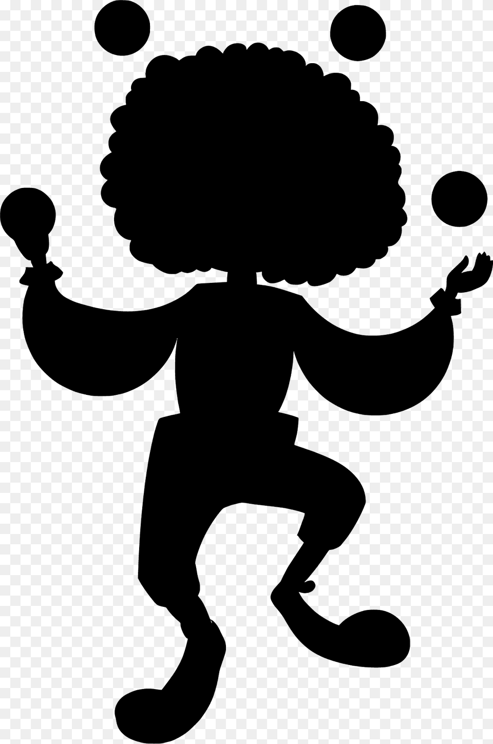 Clown Silhouette, Person Png