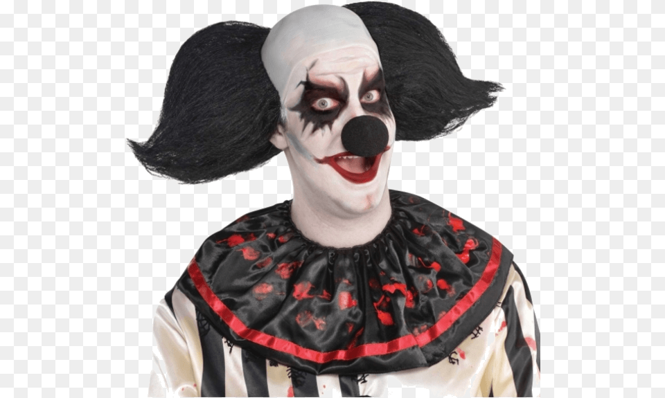 Clown Wig Scary Halloween Clown Wigs, Adult, Male, Man, Person Png Image