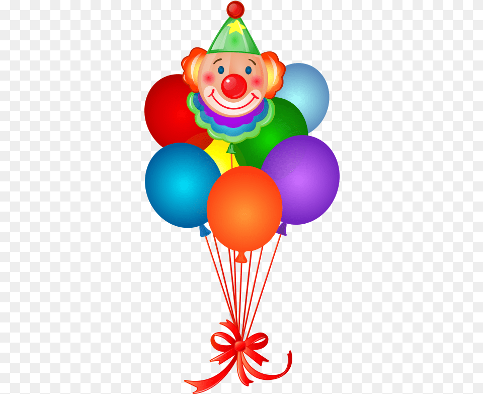 Clown With Balloons, Balloon, Performer, Person Png Image