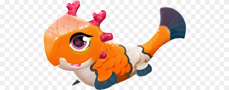 Clownfish Dragon Dragon Mania Legends Wiki Dragon Mania Legends Clownfish Dragon, Animal, Sea Life, Fish, Smoke Pipe Png