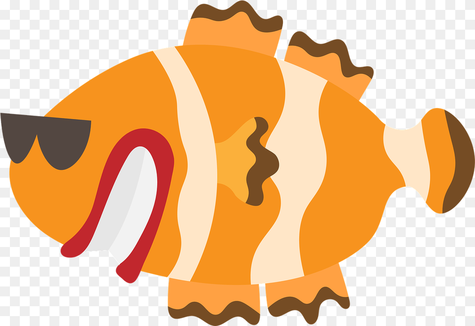 Clownfish Orange Nemo On Pixabay Big, Animal, Sea Life, Fish, Baby Png Image