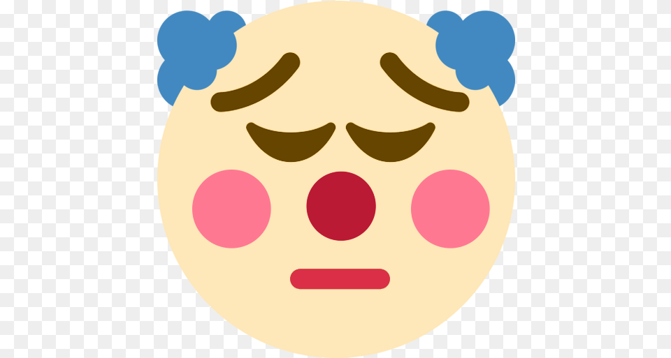 Clownpensive Discord Clown Emoji, Face, Head, Person, Food Png