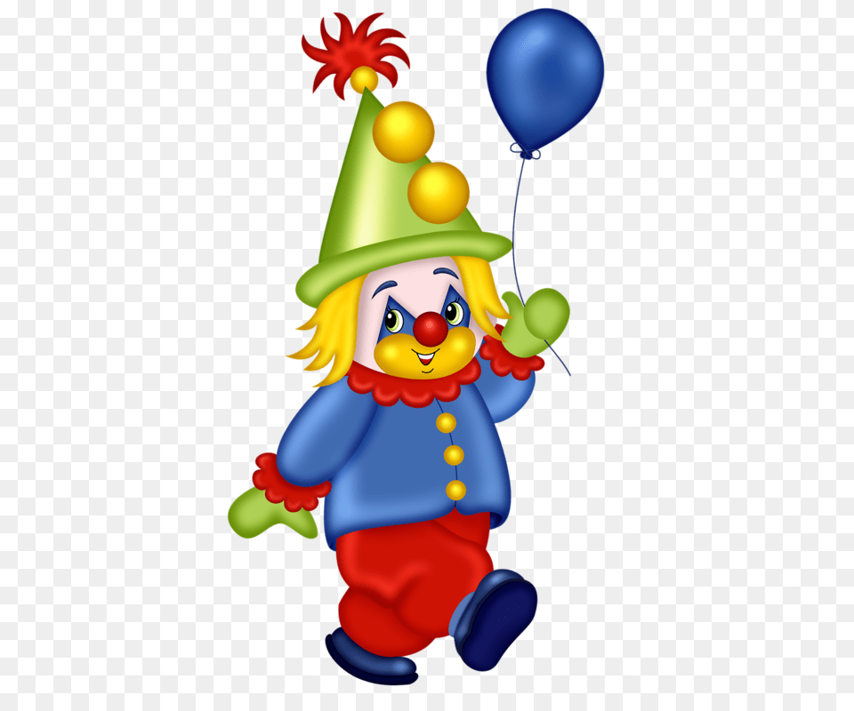 Clownpngtube Clipart, Performer, Person, Clown, Balloon Free Png Download