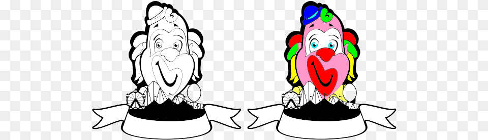 Clownquots Banners Circus, Performer, Person, Clown, Baby Free Png