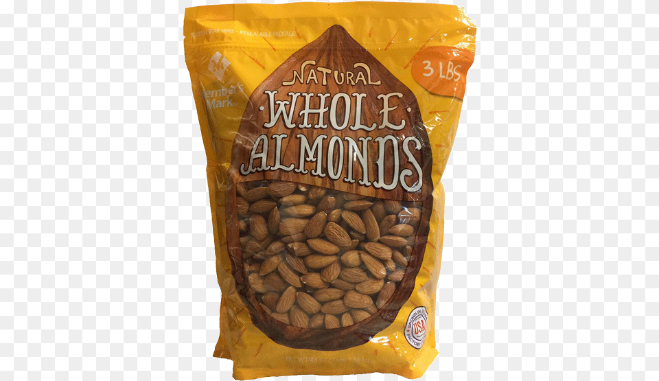 Club Almonds, Almond, Food, Grain, Produce Free Transparent Png