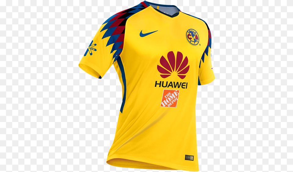 Club America Third Jersey 2018, Clothing, Shirt, Adult, Male Free Png