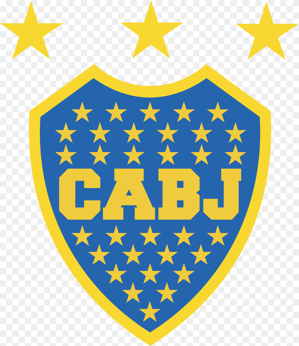 Club Atletico Boca Juniors Logo Transparent Boca Juniors Logo, Flag, Symbol, Armor Free Png Download