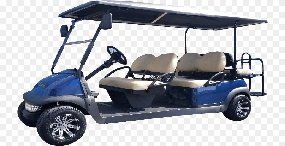 Club Car Limo 6 Passengers Golf Cart, Transportation, Vehicle, Golf Cart, Sport Free Png