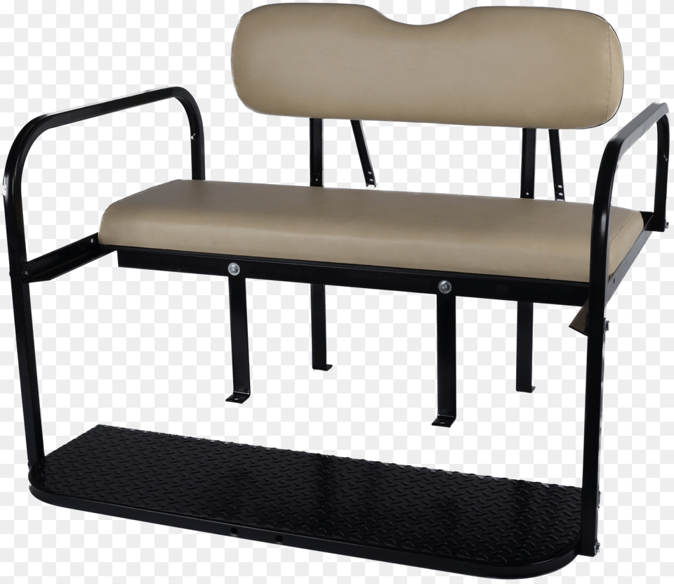 Club Car Precedent Rear Stationary Seat Kit Bench, Cushion, Furniture, Home Decor, Chair Png