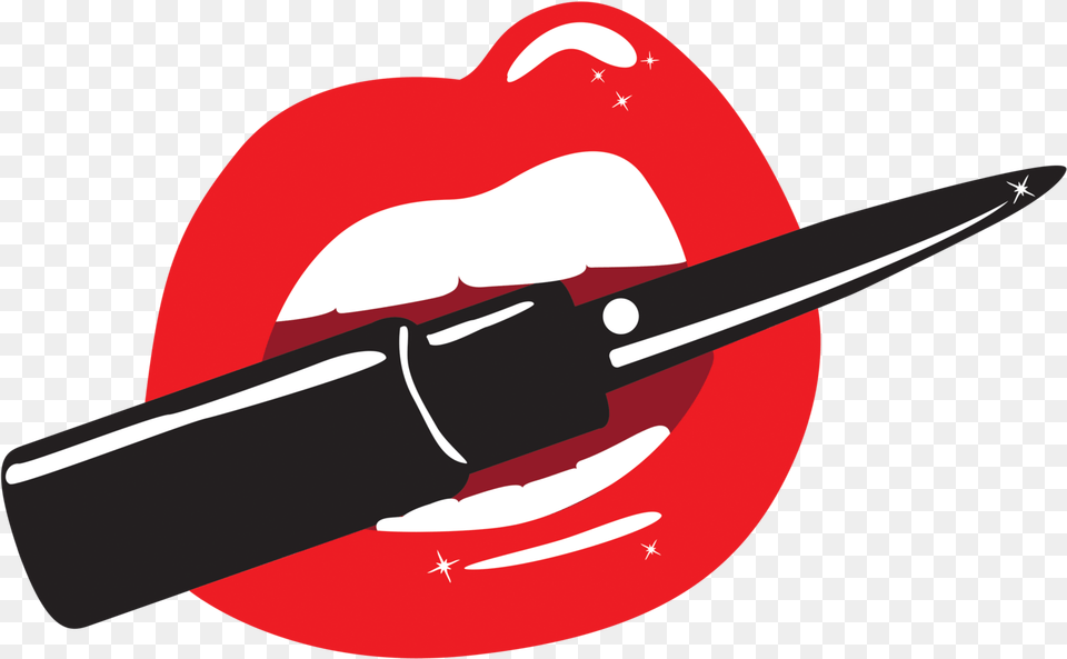 Club Clipart Club Weapon Bad Girl Lips Clipart, Cosmetics, Lipstick, Blade, Aircraft Png