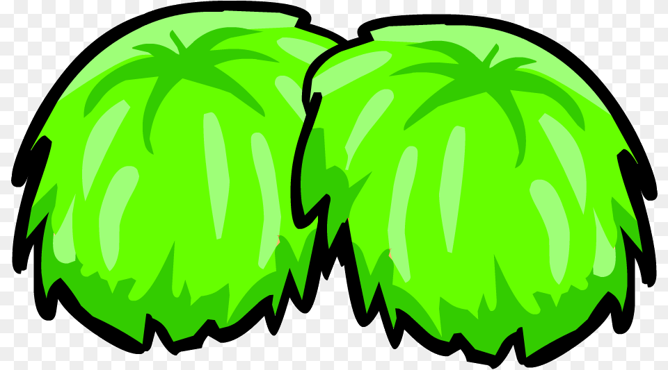 Club Clipart Pompom, Green, Leaf, Moss, Plant Png Image