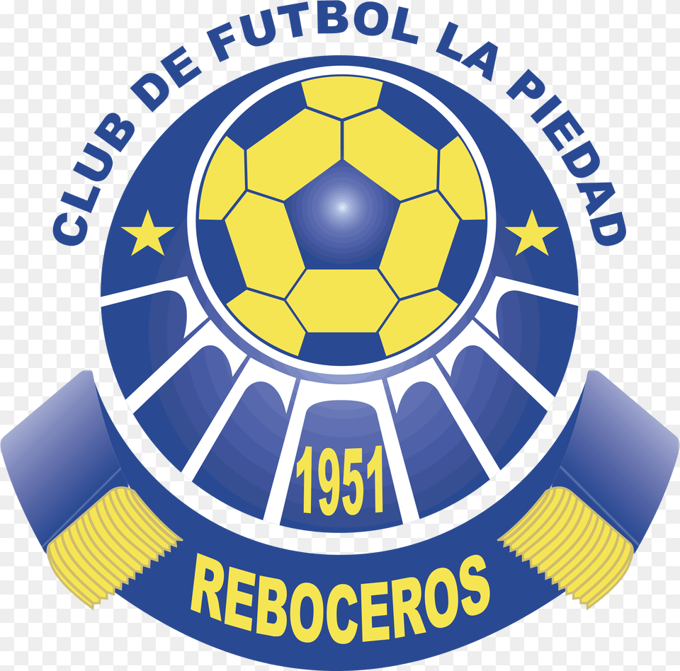 Club De Futbol La Piedad Logo Logo La Piedad Fc, Badge, Symbol, Ball, Football Free Transparent Png
