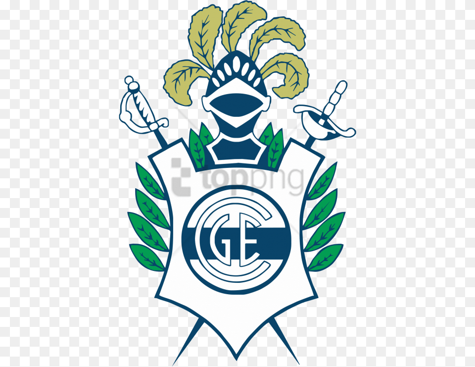 Club De Gimnasia Y Esgrima La Plata Image Escudo Gimnasia Esgrima La Plata, Emblem, Symbol, Person, Face Free Png Download