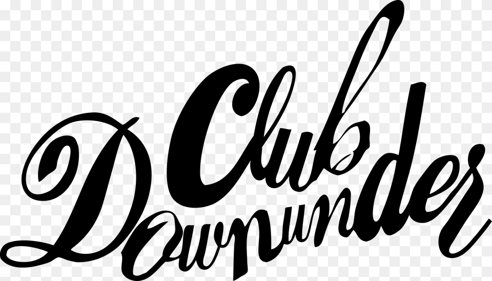 Club Downunder Above Club Downunder, Text, Handwriting, Animal, Calligraphy Free Transparent Png