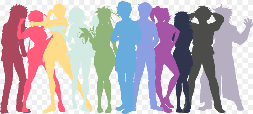 Club Leaders Silhouettes Club Leaders Yandere Simulator, Art, Graphics, Adult, Person Free Png