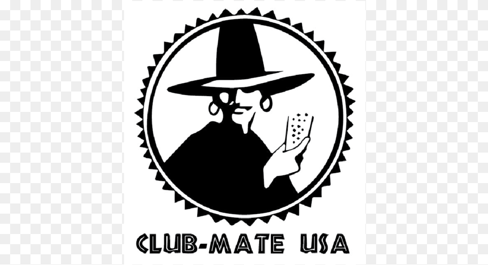 Club Mate Logo, Clothing, Hat, Stencil Free Transparent Png