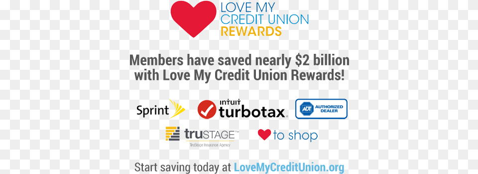 Club Membership Love My Credit Union Rewards, Advertisement, Text Free Png Download
