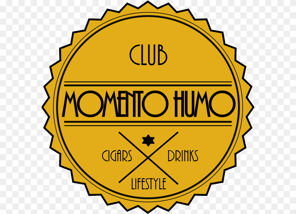 Club Momento Humo Old Friends, Badge, Logo, Symbol, Gold Png Image