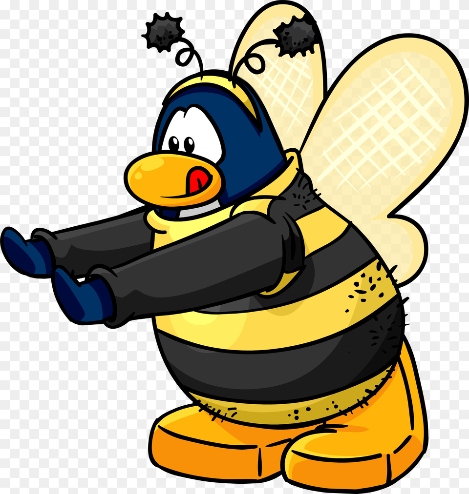 Club Penguin Bee Costume, Device, Grass, Lawn, Lawn Mower Free Png Download