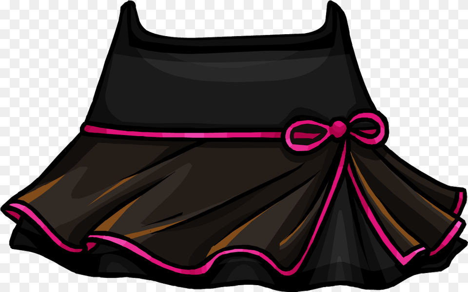 Club Penguin Black Dress, Clothing, Skirt, Miniskirt, Device Png