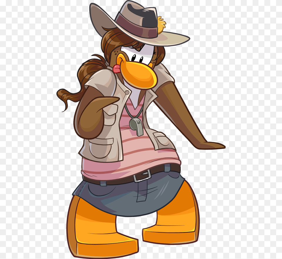Club Penguin Clipart Club Penguin Puffle Handler, Clothing, Hat, Person Png
