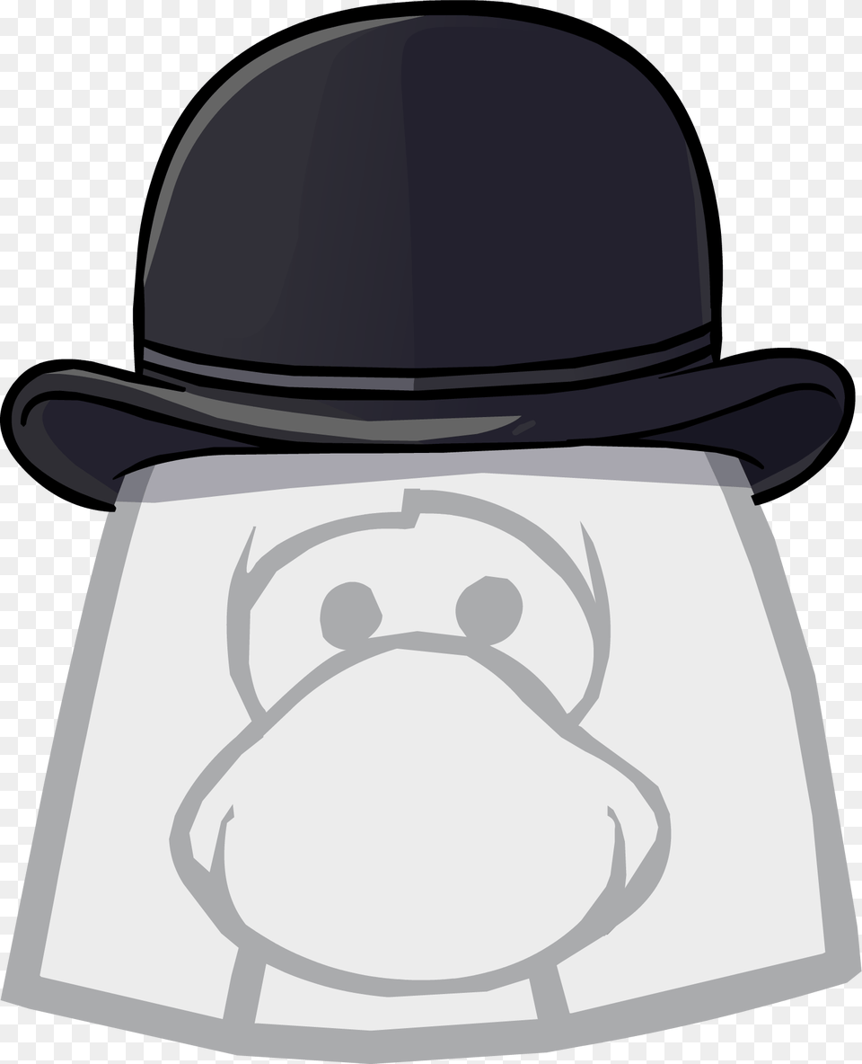 Club Penguin Earth Hat Club Penguin Black Hat, Clothing, Sun Hat, Jar Free Png