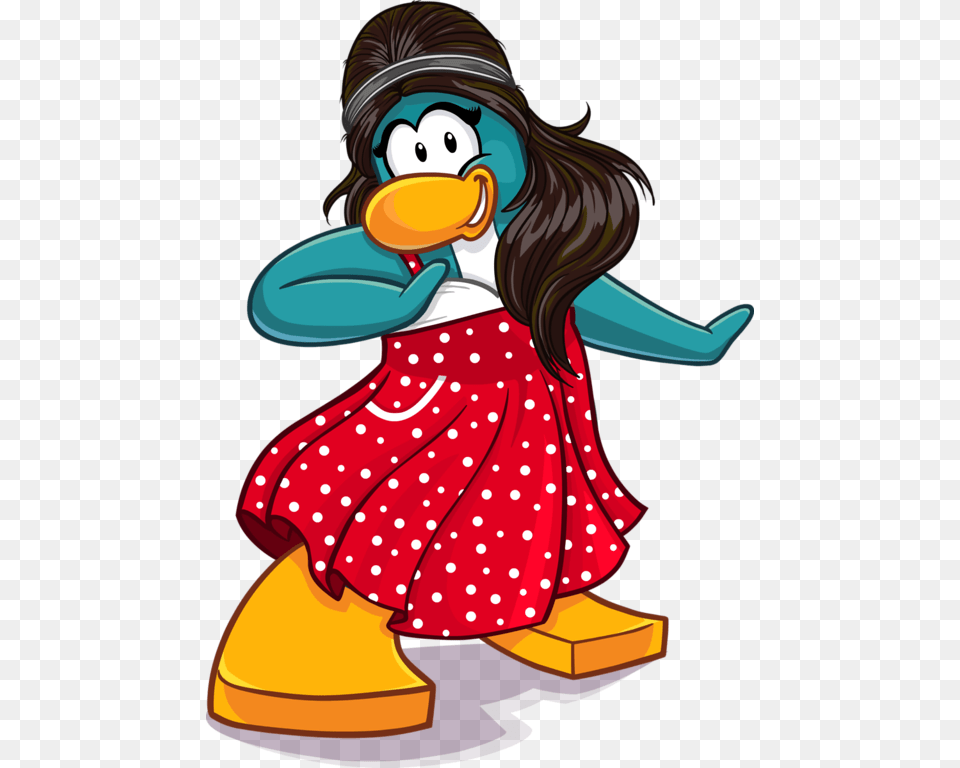 Club Penguin Fantasia De Fantasma Club Penguin Penguin Girl, Performer, Person, Baby, Cartoon Free Png Download