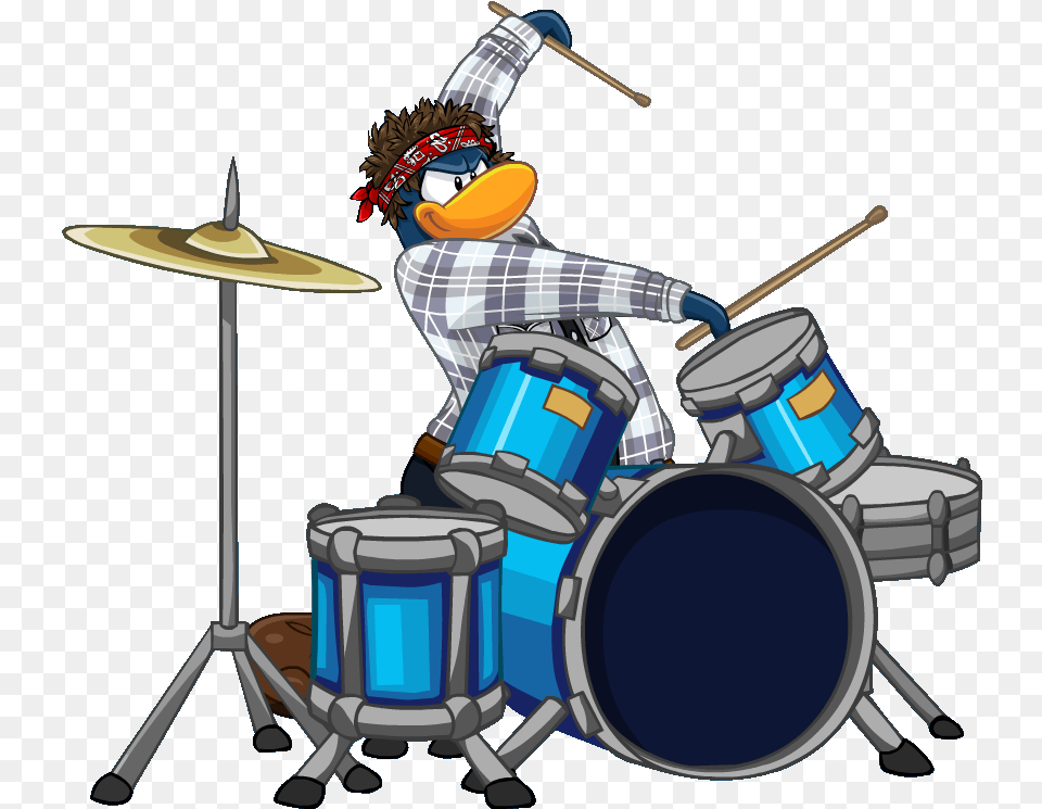 Club Penguin G Billy, Musical Instrument, Drummer, Leisure Activities, Music Png