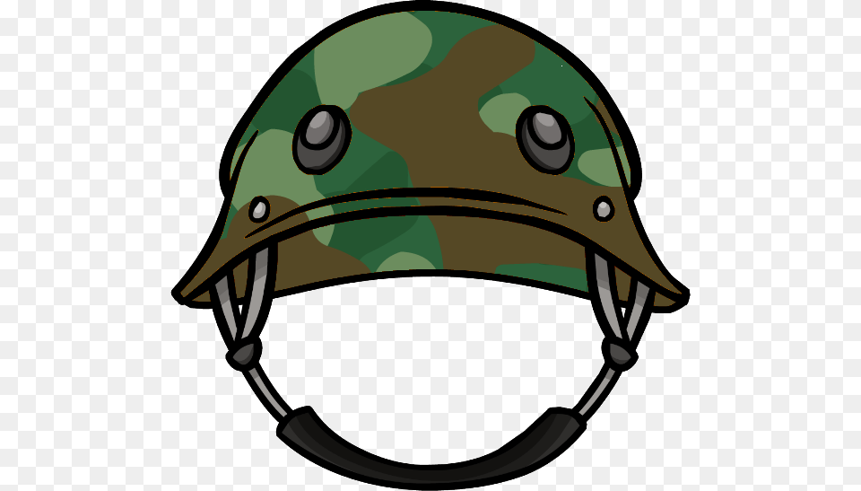 Club Penguin Helmet Clipart Download Cartoon Army Helmet, Clothing, Crash Helmet, Hardhat Png