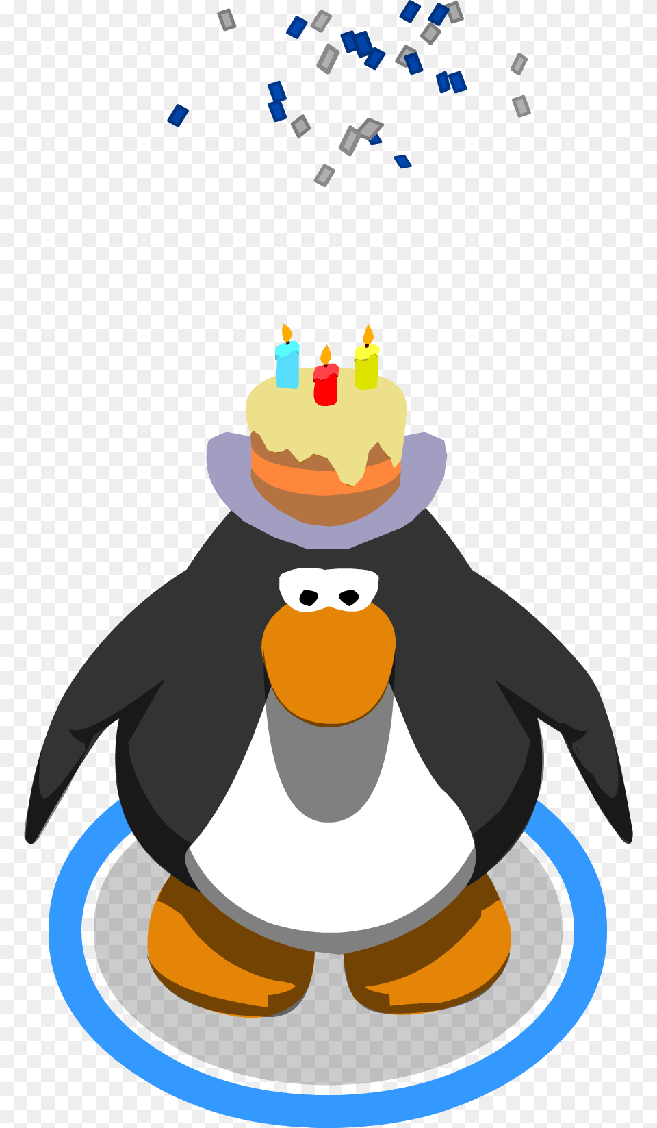 Club Penguin Kermit Costume, Birthday Cake, Food, Dessert, Cream Free Png Download