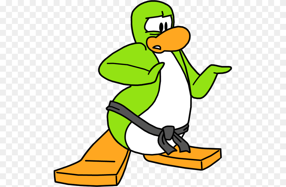 Club Penguin Lime Green Penguin, Baby, Person, Cartoon Free Png