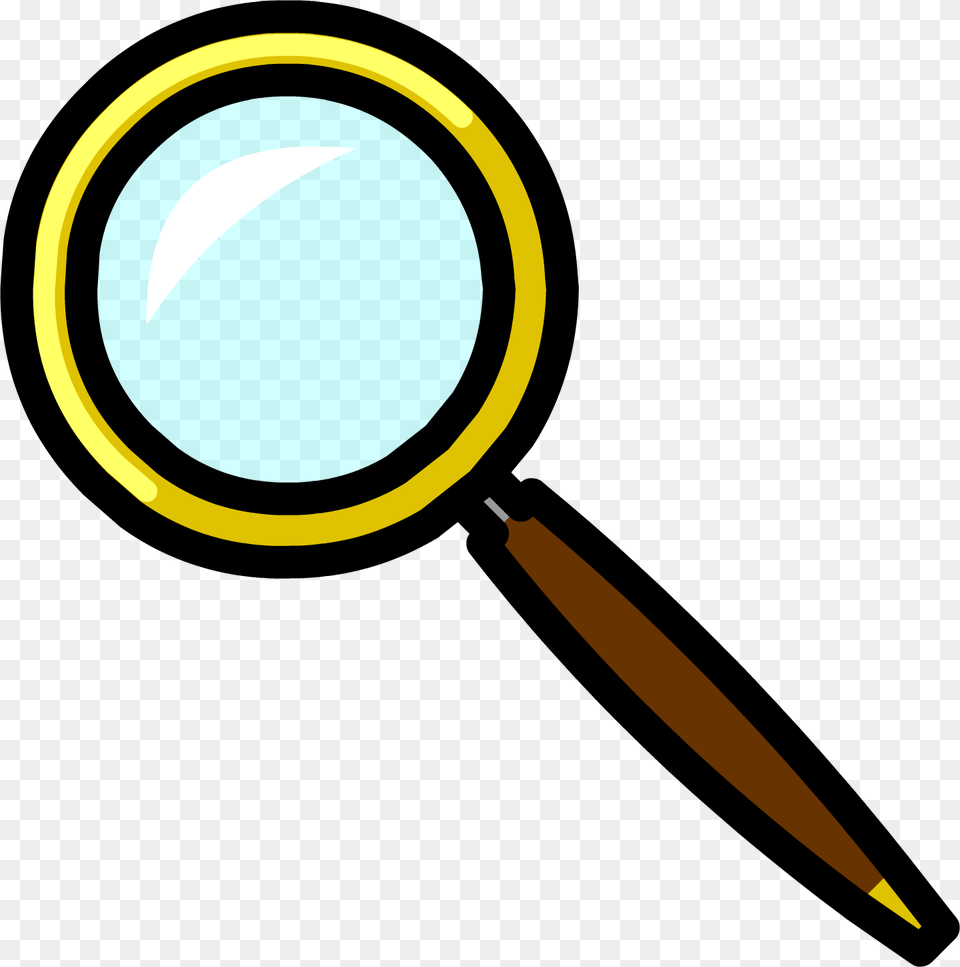 Club Penguin Magnifying Glass, Blade, Dagger, Knife, Weapon Free Png Download