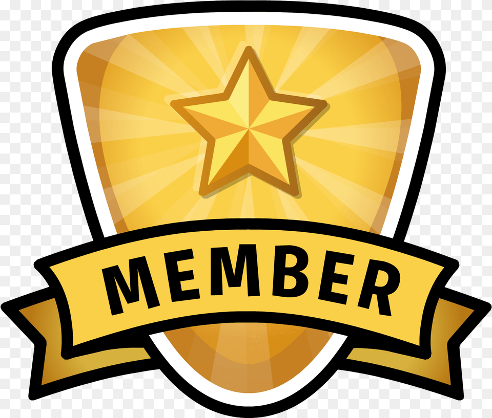 Club Penguin Membership Logo Member Badge, Symbol, Dynamite, Weapon Free Png Download