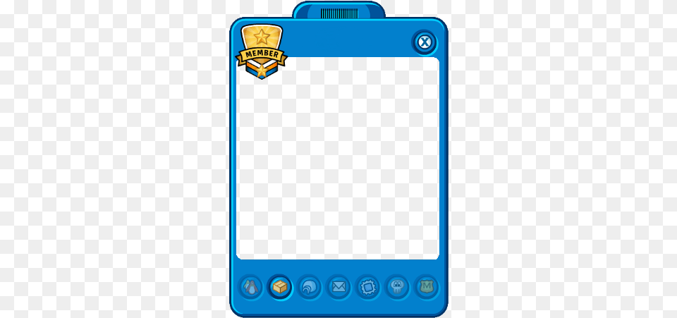 Club Penguin Player Card Blank Club Penguin Playercard, Computer, Electronics, Mobile Phone, Phone Png Image