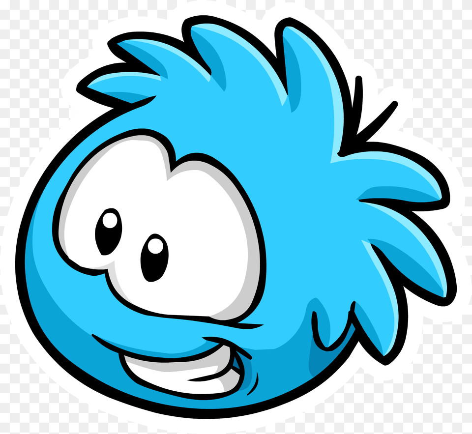 Club Penguin Puffles Blue, Sticker, Plush, Toy, Outdoors Free Transparent Png