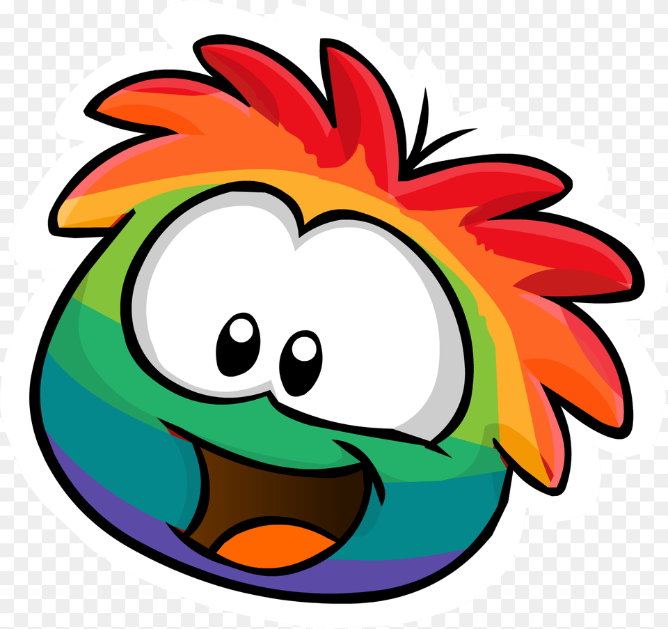 Club Penguin Rainbow Puffle, Art, Graphics, Dynamite, Weapon Free Png