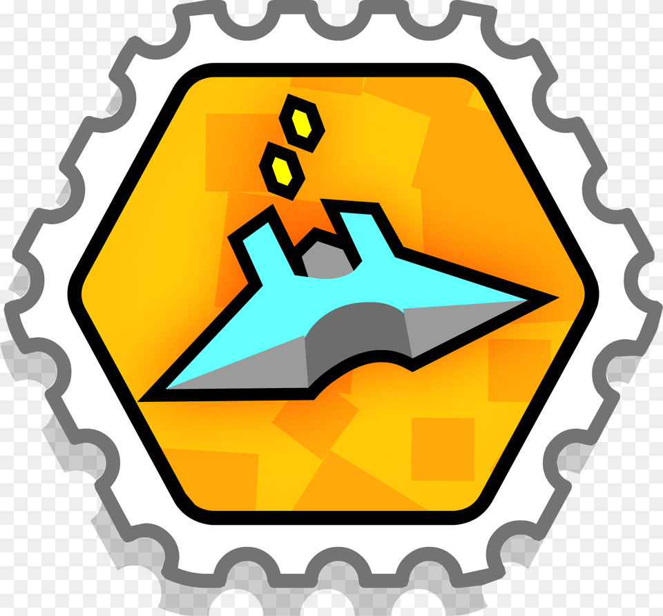 Club Penguin Rewritten Wiki Astro Secret Stamp, Symbol, Sign, Device, Grass Free Png