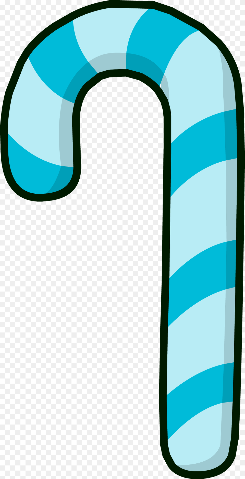 Club Penguin Rewritten Wiki Candy Cane Blue Transparent, Stick, Food, Sweets Png Image