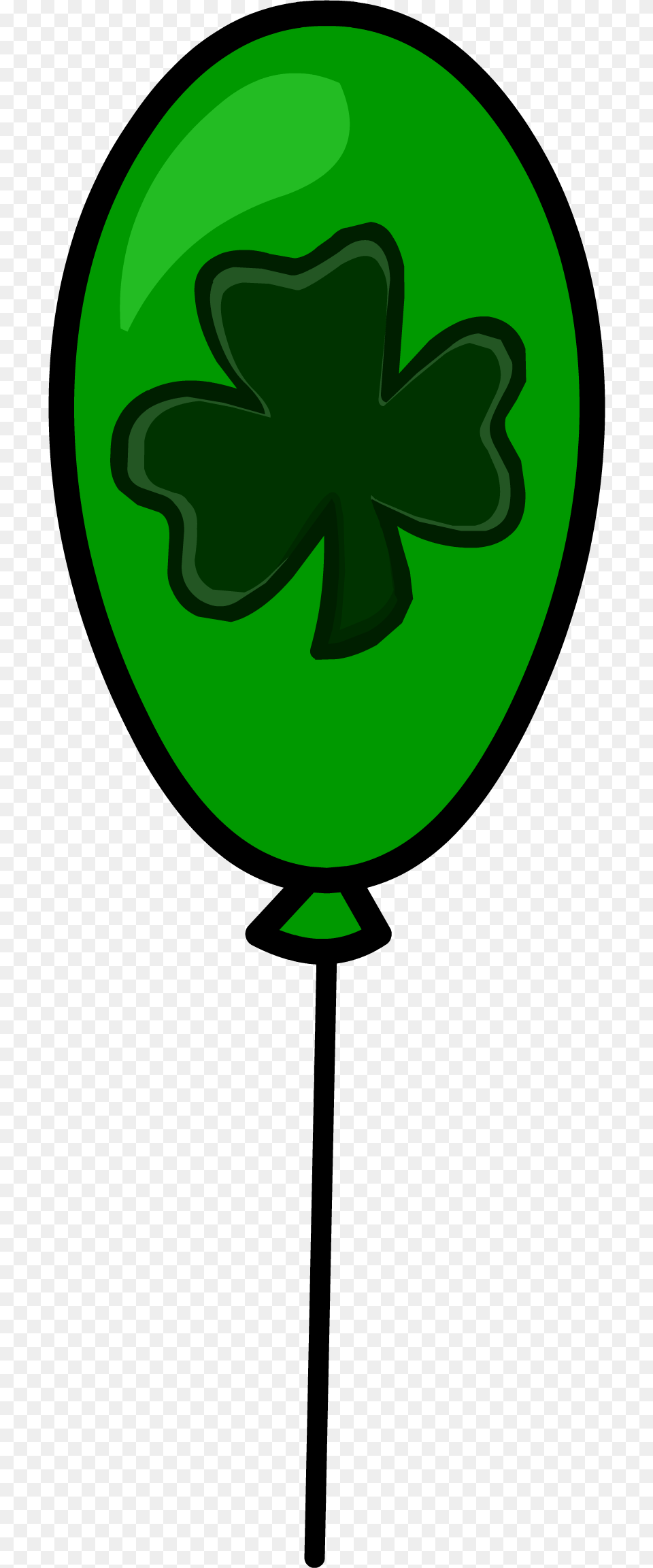 Club Penguin Rewritten Wiki Clover Balloon Clipart, Green, Alien Free Png Download