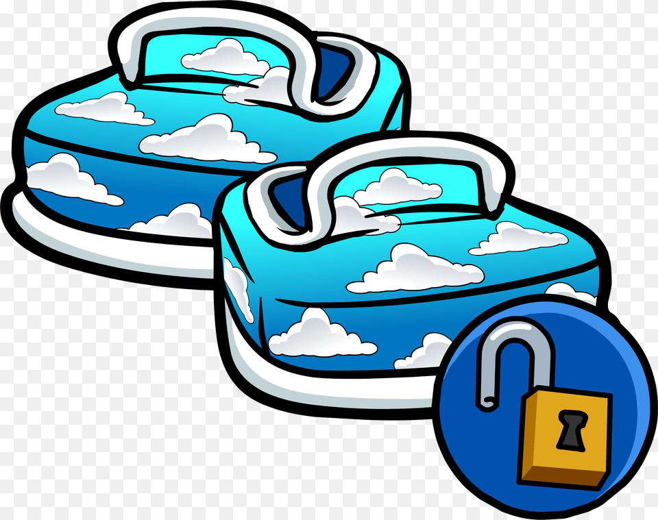 Club Penguin Rewritten Wiki Club Penguin Cloud Shoes Free Transparent Png